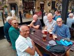 Click to view big image Jag's brother, Jag Patel, Steve Payne, Graham Whiteside, Paul Hardy, and Derek Atherton